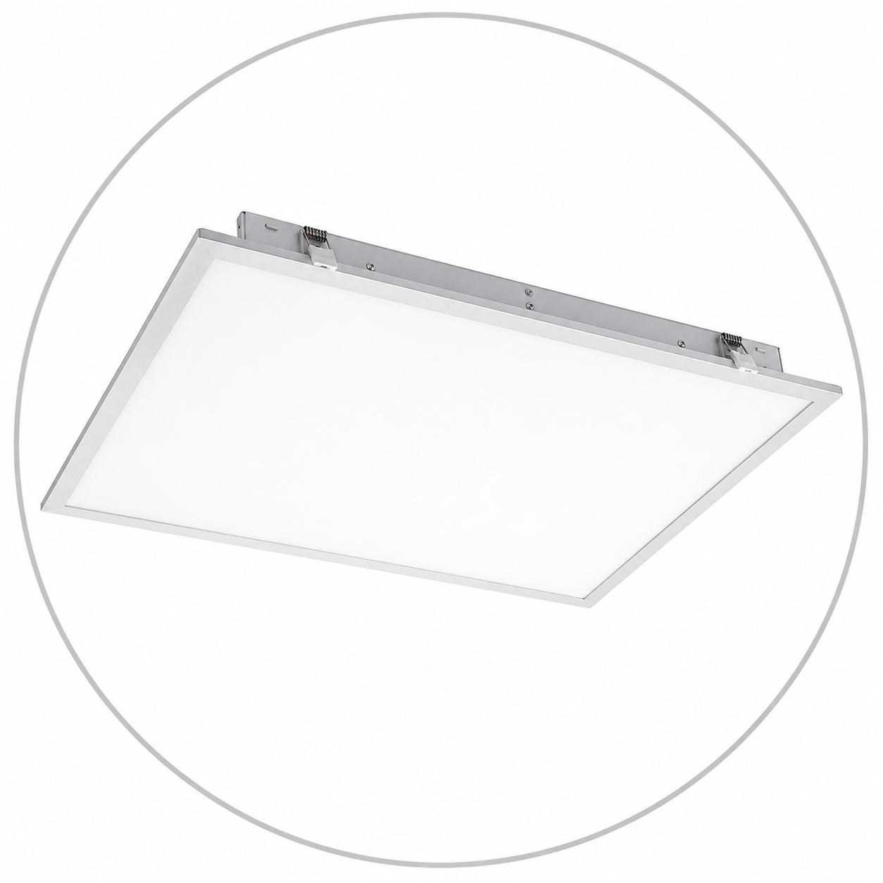 Đèn LED panel âm trần tấm lớn cho văn phòng, công trình